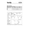 Burda Style Schnittmuster Nr. 6204 - Blusenshirt - überschnittene Schultern – Bild 11