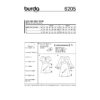 Burda Style Schnittmuster Nr. 6205 - Kleid mit Empire-Blende - glockiger Rock – Bild 8