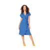 Burda Style Schnittmuster Nr. 6207 - Wickelkleid - Saum - und Ausschnittvolants – Bild 5