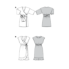 Burda Style Schnittmuster Nr. 6207 - Wickelkleid - Saum - und Ausschnittvolants – Bild 9