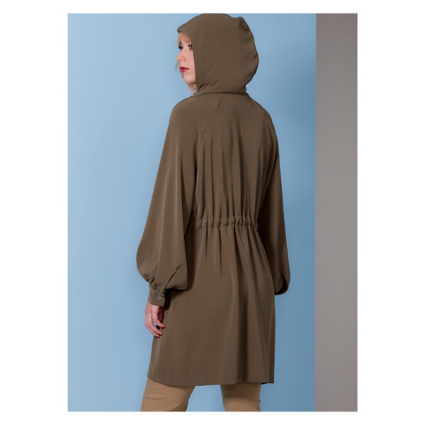 Vogue Schnittmuster V1840 - Kapuzenmantel - Parka - Jacke mit Reißverschluss – Bild 7