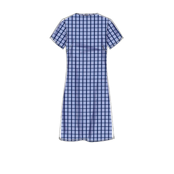 McCalls Schnittmuster M7533 - Kleid - schlicht und einfach - Naht im Rückenteil – Bild 5