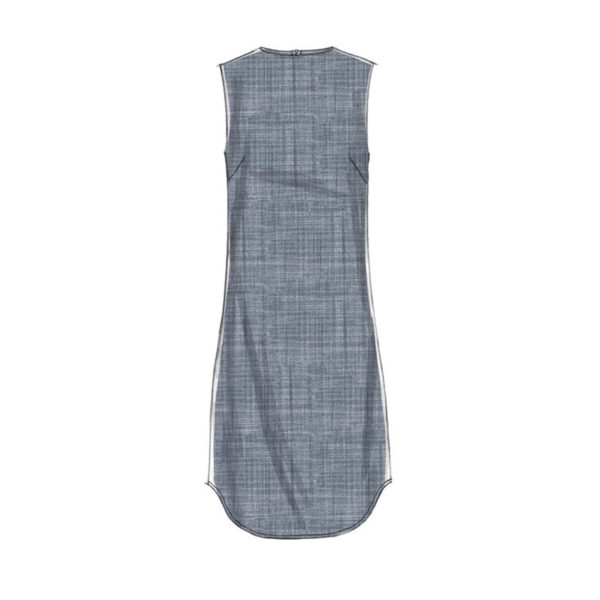 McCalls Schnittmuster M7533 - Kleid - schlicht und einfach - Naht im Rückenteil – Bild 6