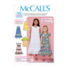 McCalls Schnittmuster M7558 - Kleid - Rüschenkleid - angesetztes Rockteil