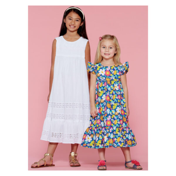 McCalls Schnittmuster M7558 - Kleid - Rüschenkleid - angesetztes Rockteil – Bild 2