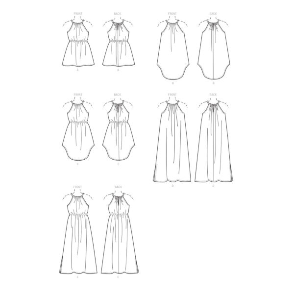 McCalls Schnittmuster M7589 - Kleid - Hängerkleid - Mädchen – Bild 10