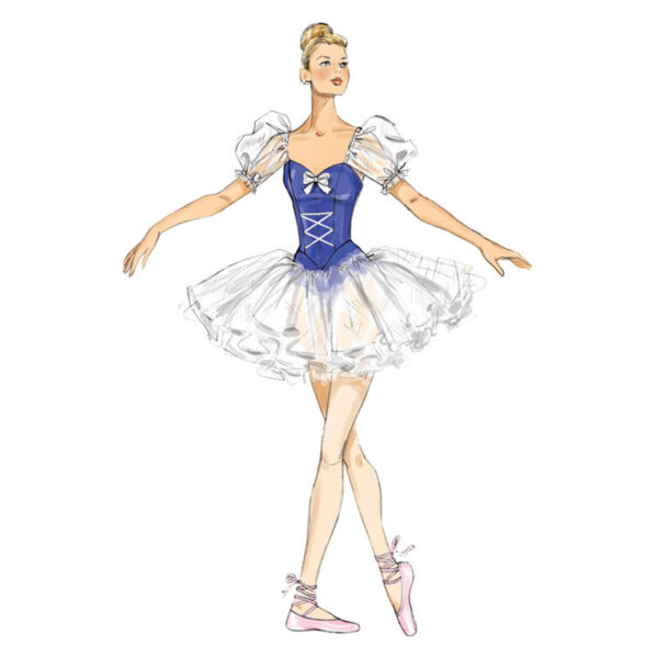 McCalls Schnittmuster M7615 - Ballettkleid - Tütü - Ballerina – Bild 3