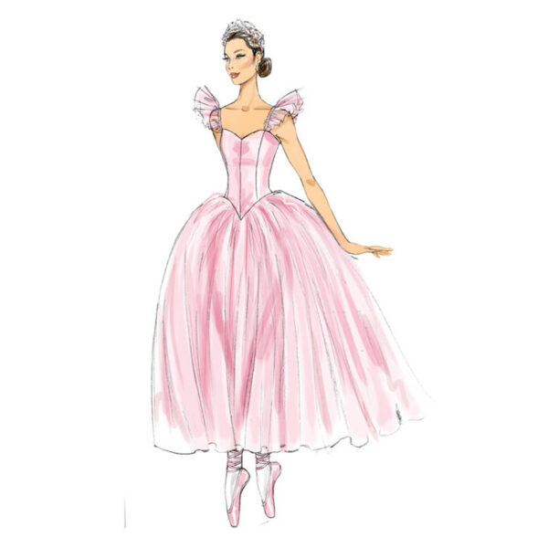 McCalls Schnittmuster M7615 - Ballettkleid - Tütü - Ballerina – Bild 4