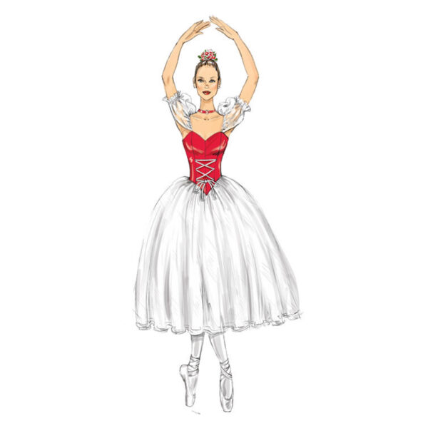 McCalls Schnittmuster M7615 - Ballettkleid - Tütü - Ballerina – Bild 6