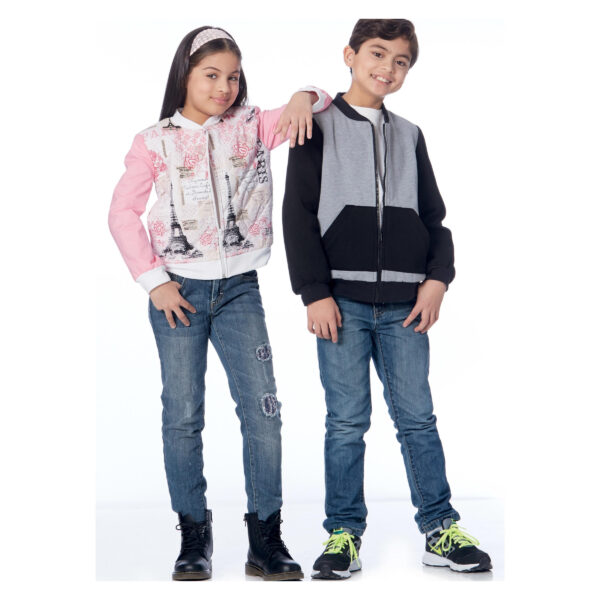 McCalls Schnittmuster M7619 - Jacke - Collegejacke - Blouson - Kind – Bild 2