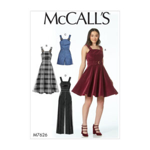 McCalls Schnittmuster M7626 - Kleid - Latzhose - Latzrock