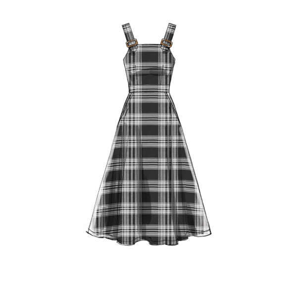McCalls Schnittmuster M7626 - Kleid - Latzhose - Latzrock – Bild 4