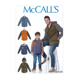 McCalls Schnittmuster M7638 - Jacke - Hemdjacke - Holzfällerjacke