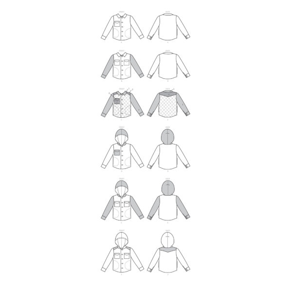 McCalls Schnittmuster M7638 - Jacke - Hemdjacke - Holzfällerjacke – Bild 6