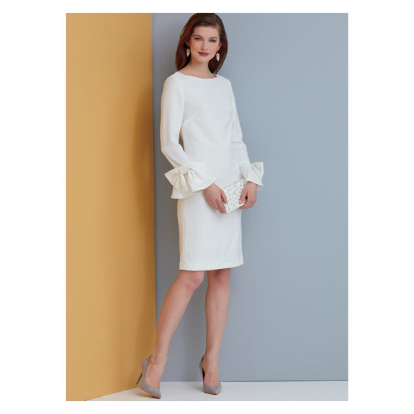 Vogue Schnittmuster V9325 - Kleid - schmal und schlicht - Schleifen am Arm – Bild 2