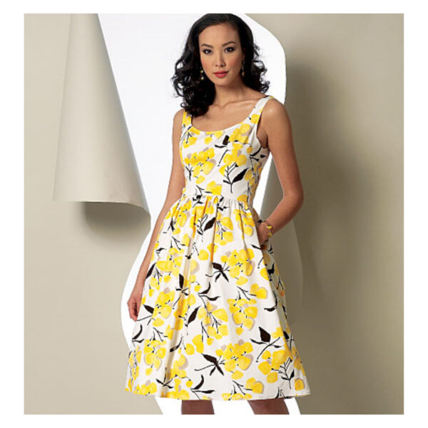 Vogue Schnittmuster V9100 - Kleid- Sommerkleid - Trägerkleid – Bild 2