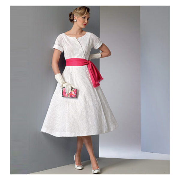 Vogue Schnittmuster V9105 - Kleid - Sommerkleid - 50er Jahre Stil - Vintage – Bild 2