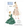 Vogue Schnittmuster V9106 - Kleid - Sommerkleid - 50er Jahre Stil - Vintage