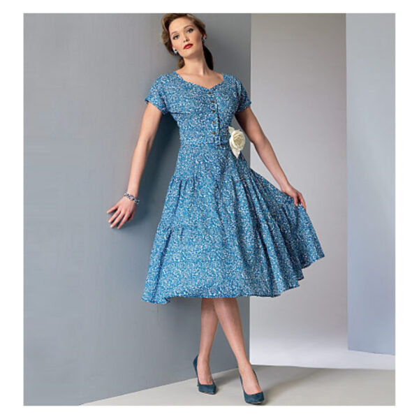 Vogue Schnittmuster V9106 - Kleid - Sommerkleid - 50er Jahre Stil - Vintage – Bild 3