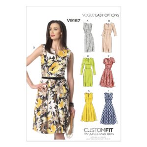Vogue Schnittmuster V9167 - Kleid - Etuikleid - Sommerkleid