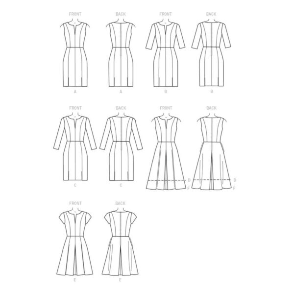 Vogue Schnittmuster V9167 - Kleid - Etuikleid - Sommerkleid – Bild 7