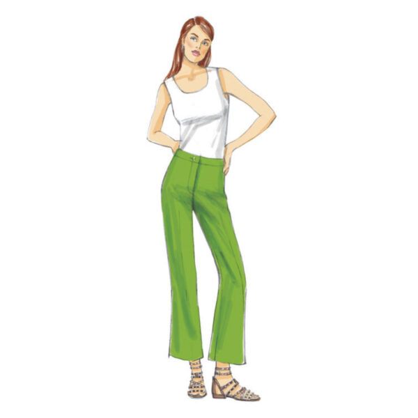 Vogue Schnittmuster V9181 - Hose - schmale Hose - leichter Schlag – Bild 4