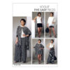 Vogue Schnittmuster V9191 - Kombination - Hose - Shirt - leichte Jacke
