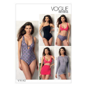 Vogue Schnittmuster V9192 - Bademode - Badeanzug - Bikini - Strandkleid