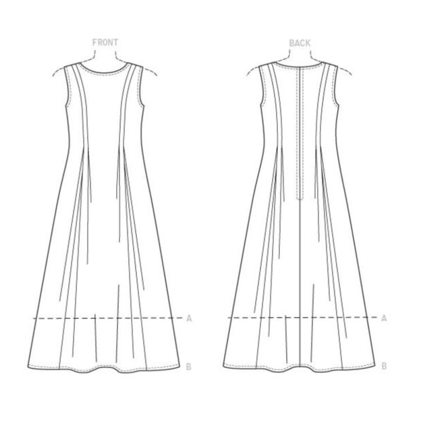 Vogue Schnittmuster V9236 - Kleid - Jerseykleid - Sommerkleid – Bild 6