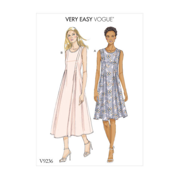Vogue Schnittmuster V9236 - Kleid - Jerseykleid - Sommerkleid – Bild 4