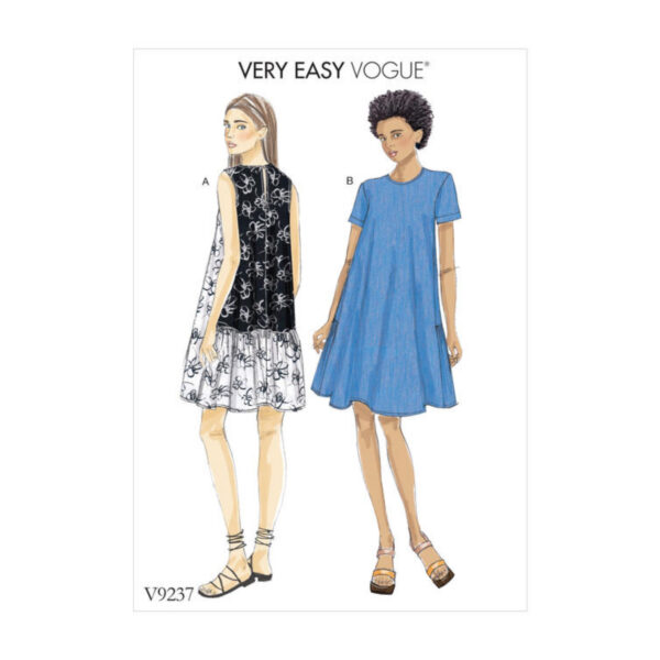 Vogue Schnittmuster V9237 - Kleid - Hängerkleid - Sommerkleid – Bild 4