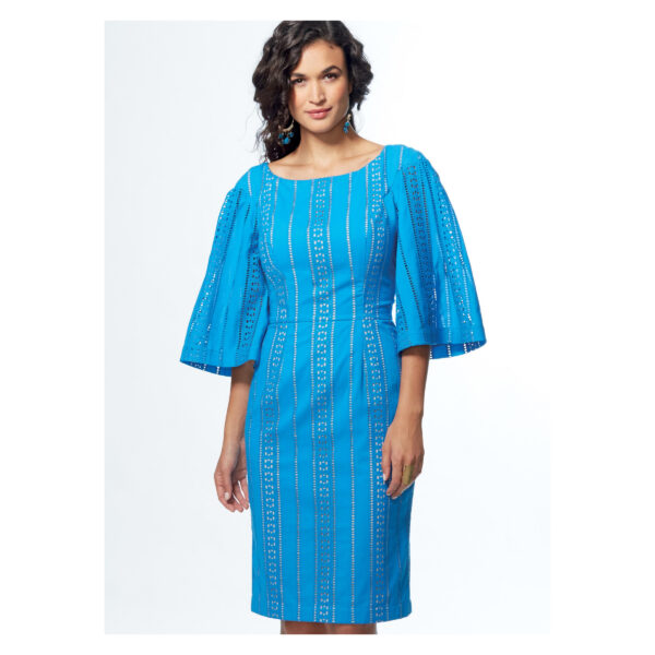 Vogue Schnittmuster V9239 - Kleid - Etuikleid - verschiedene Ärmellösungen – Bild 2
