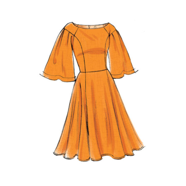 Vogue Schnittmuster V9239 - Kleid - Etuikleid - verschiedene Ärmellösungen – Bild 5