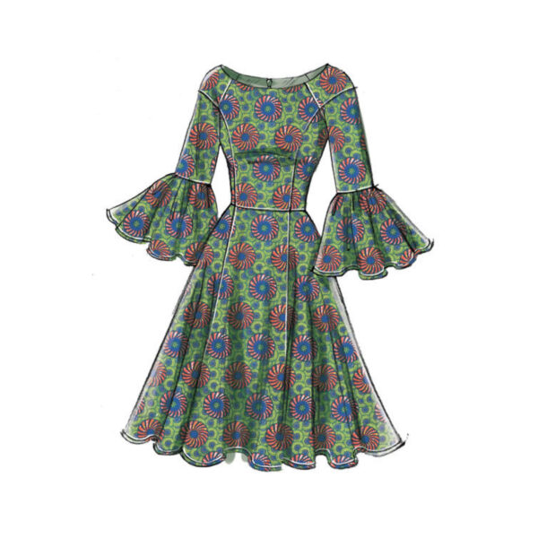 Vogue Schnittmuster V9239 - Kleid - Etuikleid - verschiedene Ärmellösungen – Bild 6
