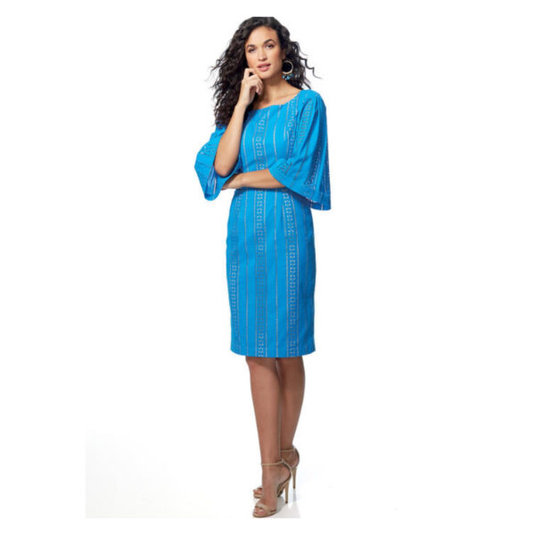 Vogue Schnittmuster V9239 - Kleid - Etuikleid - verschiedene Ärmellösungen – Bild 8