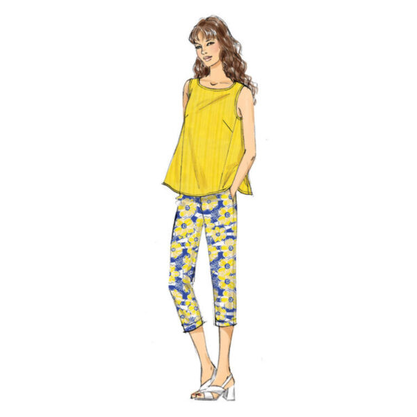 Vogue Schnittmuster V9258 - Sommerset - Hose - Top – Bild 3