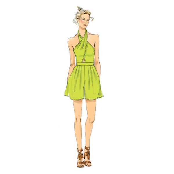 Vogue Schnittmuster V9259 - Overall - Sommeroverall - Hose mit Top – Bild 4
