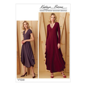 Vogue Schnittmuster V9268 - Kleid - weit ausgestelltes Rockteil