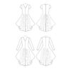 Vogue Schnittmuster V9268 - Kleid - weit ausgestelltes Rockteil – Bild 8
