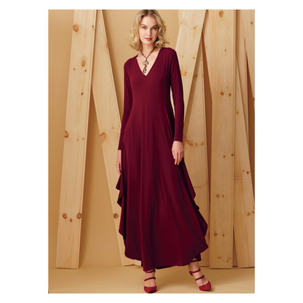 Vogue Schnittmuster V9268 - Kleid - weit ausgestelltes Rockteil – Bild 2