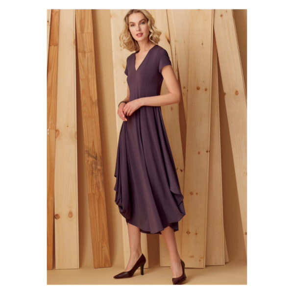Vogue Schnittmuster V9268 - Kleid - weit ausgestelltes Rockteil – Bild 4