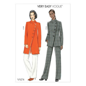 Vogue Schnittmuster V9274 - Hosenanzug Damen - Hose - Blazer