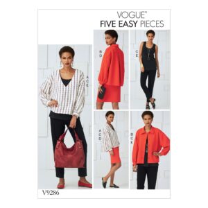 Vogue Schnittmuster V9286 - Kombination - Bluse - Shirt - Hose