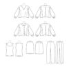 Vogue Schnittmuster V9286 - Kombination - Bluse - Shirt - Hose – Bild 11