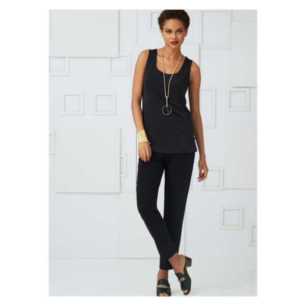 Vogue Schnittmuster V9286 - Kombination - Bluse - Shirt - Hose – Bild 6