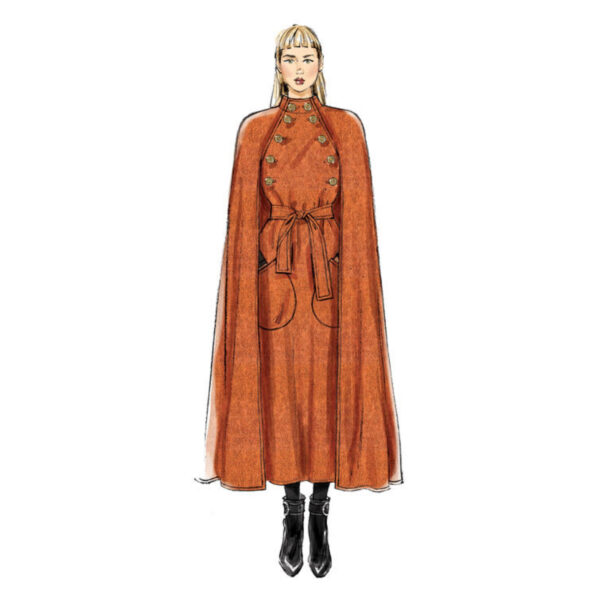 Vogue Schnittmuster V9288 - Cape - Umhang - Mantel – Bild 4
