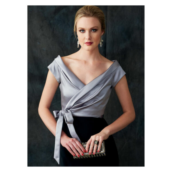 Vogue Schnittmuster V9291 - Wickelbluse - Umhang - Tuch – Bild 4
