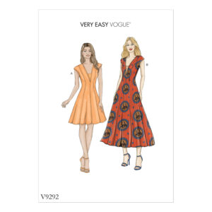 Vogue Schnittmuster V9292 - Kleid mit Glockenrock - Sommerkleid