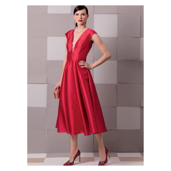 Vogue Schnittmuster V9292 - Kleid mit Glockenrock - Sommerkleid – Bild 5