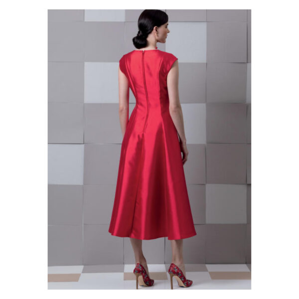 Vogue Schnittmuster V9292 - Kleid mit Glockenrock - Sommerkleid – Bild 6